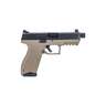 IWI Masada 9mm Luger 4.1in Black FDE Pistol - 10+1 Rounds - Tan