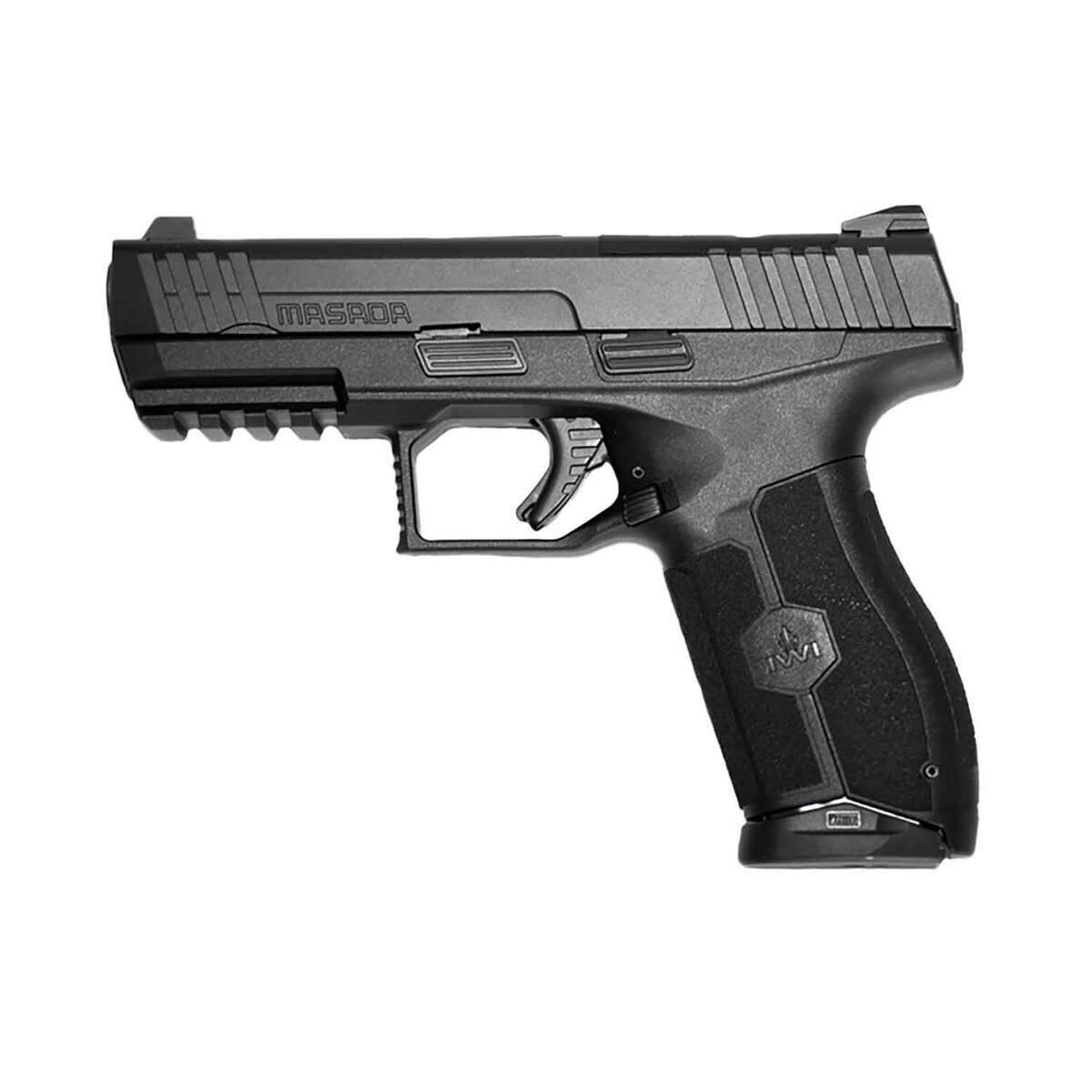 IWI Masada 9mm Luger 4.1in Black OD Green Pistol - 17+1 Rounds - Green IWI Masada 9mm Luger 4.1in Black OD Green Pistol - 17+1 Rounds - Green