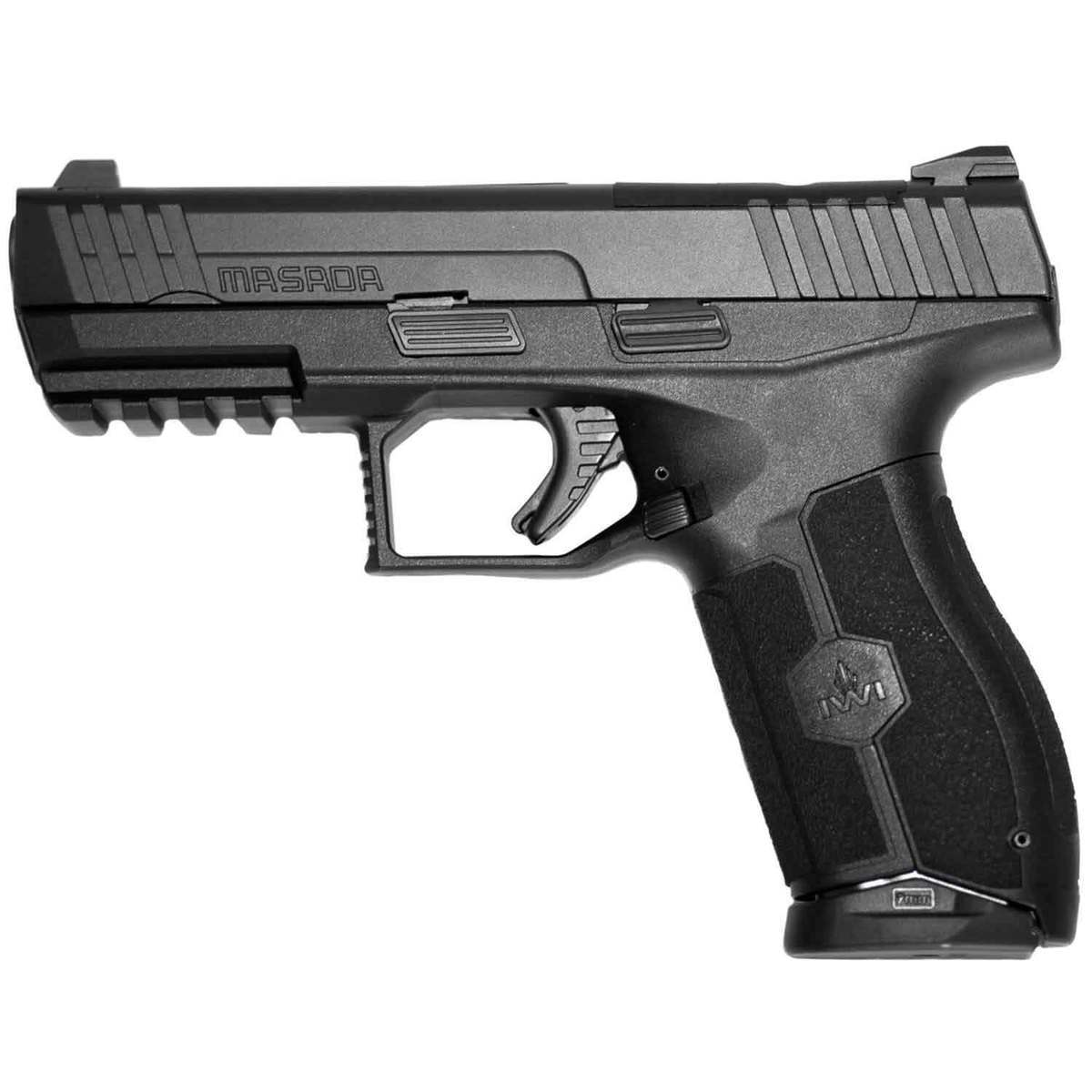 IWI Masada 9mm Luger 4.1in Black Pistol - 17+1 Rounds - Black IWI Masada 9mm Luger 4.1in Black Pistol - 17+1 Rounds - Black