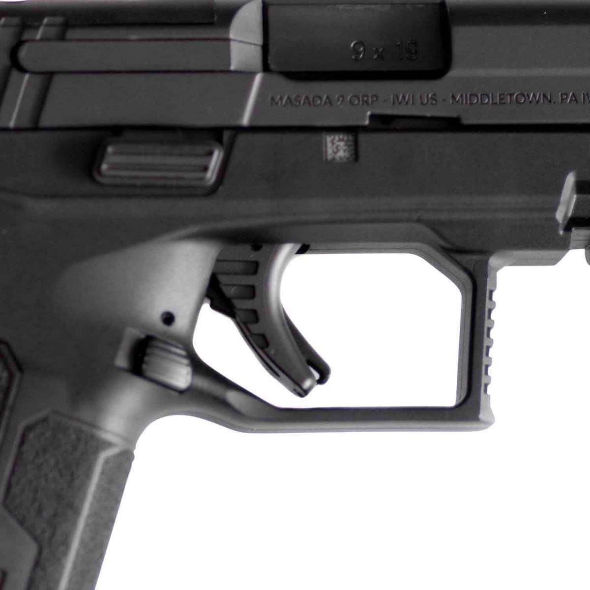 IWI Masada 9mm Luger 4.1in Black Pistol - 17+1 Rounds - Black IWI Masada 9mm Luger 4.1in Black Pistol - 17+1 Rounds - Black