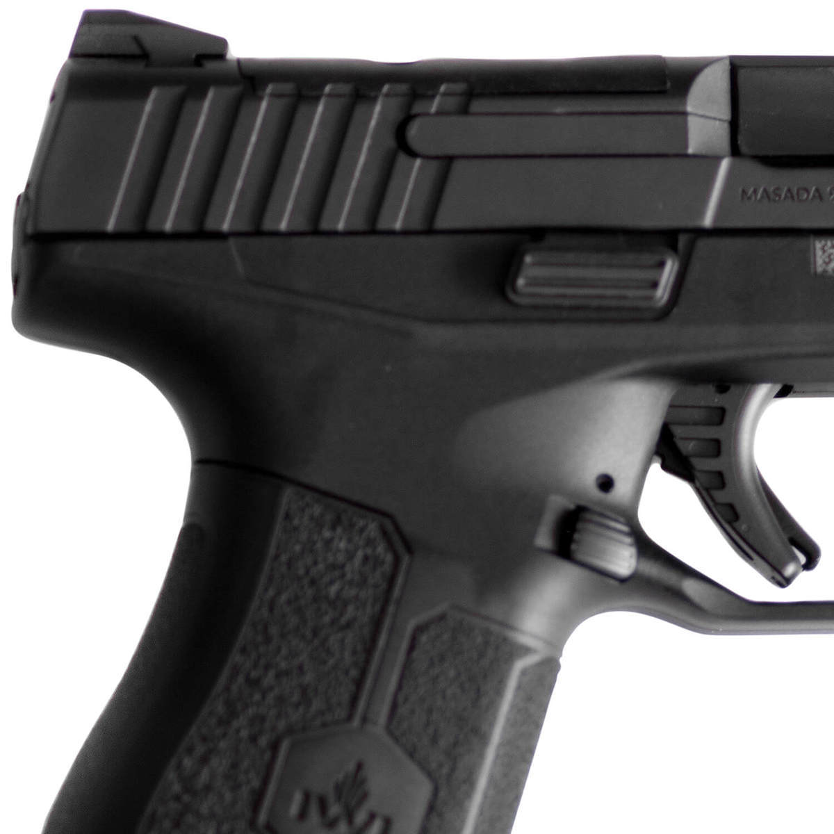 IWI Masada 9mm Luger 4.1in Black Pistol - 17+1 Rounds - Black IWI Masada 9mm Luger 4.1in Black Pistol - 17+1 Rounds - Black