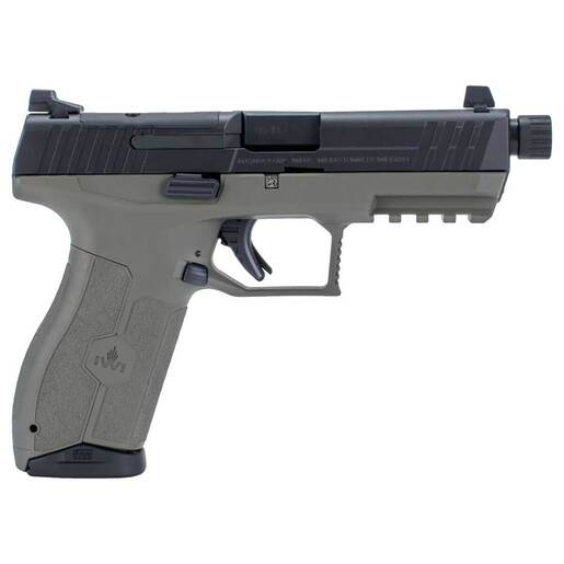 IWI Masada Tactical 9mm Luger 4.6in Black Pistol - 17+1 Rounds - Green image