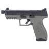 IWI Masada Tactical 9mm Luger 4.6in Black Pistol - 17+1 Rounds - Green