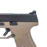 IWI MASADA Tactical 9mm Luger 4.6in Flat Dark Earth Pistol - 17+1 Rounds - Tan