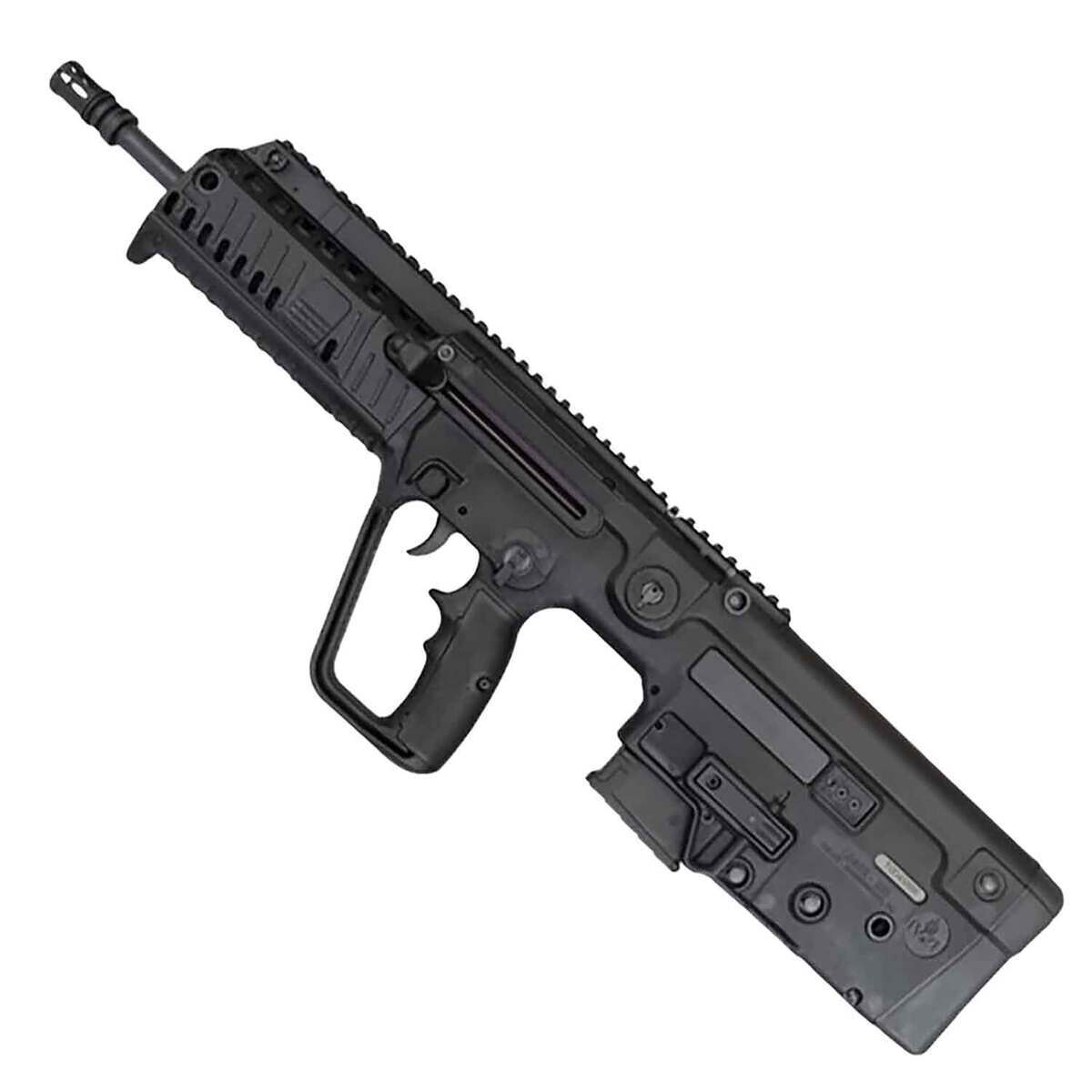 IWI Tavor 5.56mm NATO 18.5in Black Semi Automatic Modern Sporting Rifle - 10+1 Rounds - NJ & MD Compliant - Black IWI Tavor 5.56mm NATO 18.5in Black Semi Automatic Modern Sporting Rifle - 10+1 Rounds - NJ & MD Compliant - Black