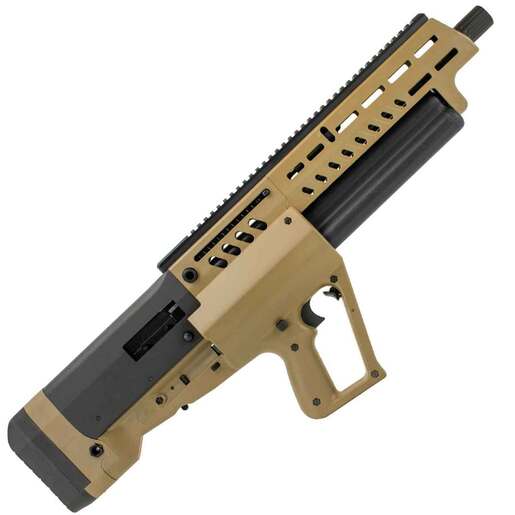 IWI Tavor TS12 Bullpup 12 Gauge 3in Black FDE Left Hand Semi Automatic Shotgun – 18.5in – Tan