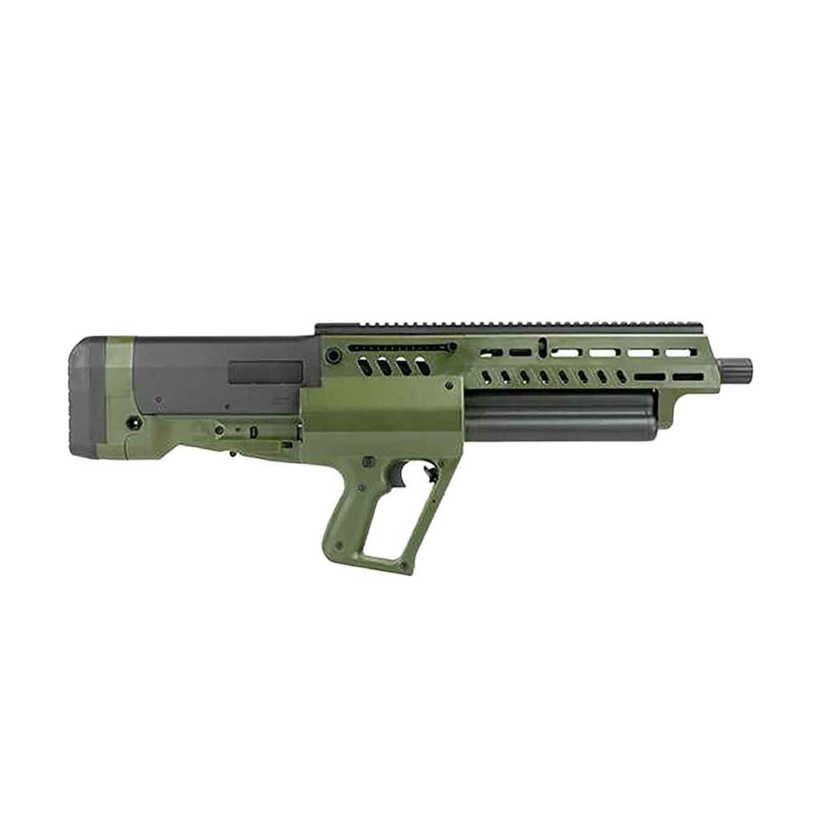 IWI Tavor TS12 Bullpup Left Hand Black OD Green 12 Gauge 3in Semi Automatic Shotgun - 18.5in - Green IWI Tavor TS12 Bullpup Left Hand Black OD Green 12 Gauge 3in Semi Automatic Shotgun - 18.5in - Green