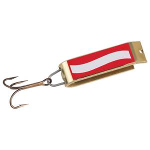 Jakes Lil Jake Spin-A-Lure Casting Spoon - G-Back Red, 1/6oz