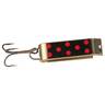 Jakes Lil Jake Spin-A-Lure Casting Spoon - Gold w/Red Dots, 1/6oz - Gold w/Red Dots