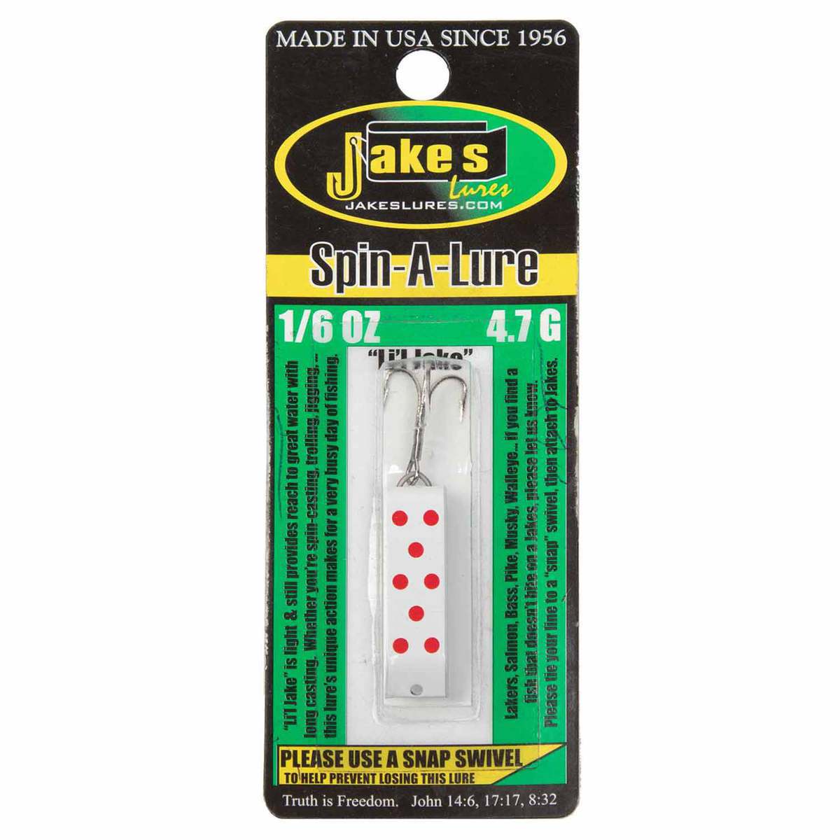Jakes Lil Jake Spin-A-Lure Casting Spoon Jakes Lil Jake Spin-A-Lure Casting Spoon