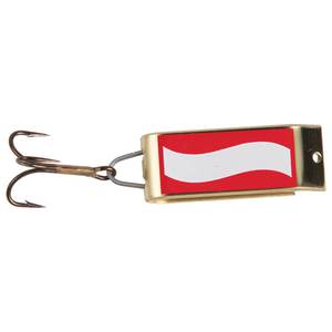 Jakes Spin-A-Lure Casting Spoon - G-Back Red, 1/4oz