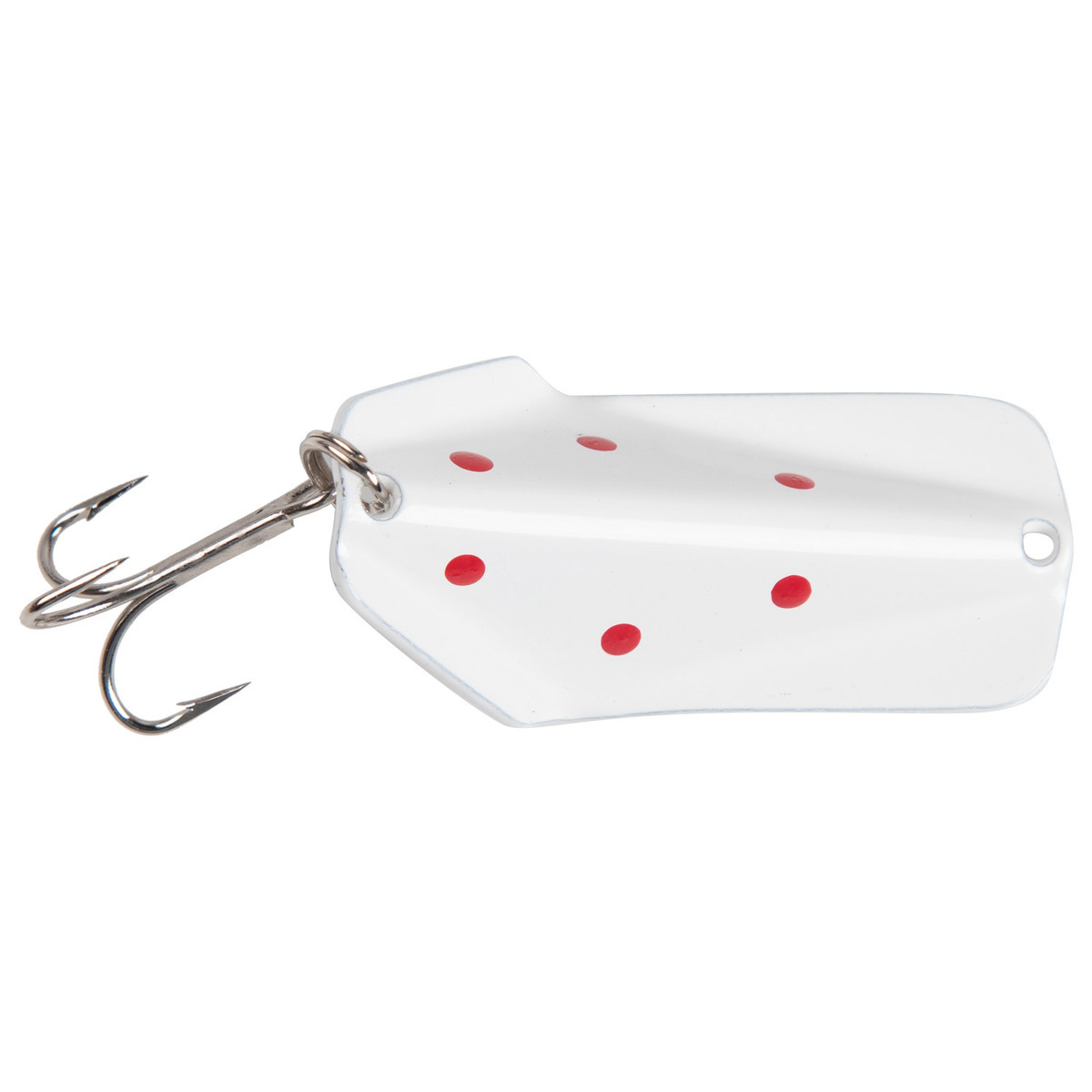 Jakes Wobbler Casting Spoon - White, 1/3oz - White Jakes Wobbler Casting Spoon - White, 1/3oz - White
