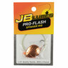 JB Lures Pro Flash Spinner Rig 200 Series Lure Rig - Glow & Orange, Sz 4 Hook/Sz 3 Blade, 42in - Glow & Orange Sz 4 Hook/Sz 3 Blade