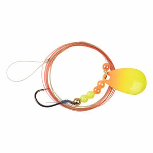 JB Lures Pro Flash Spinner Rig 400 Series Lure Rig - Hammered Copper, Sz 4 Hook/Sz 2 Blade, 42in