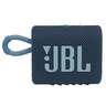 JBL Go 3 Portable Bluetooth Speaker - Blue - Blue 3.4in x 2.7in x 1.6in
