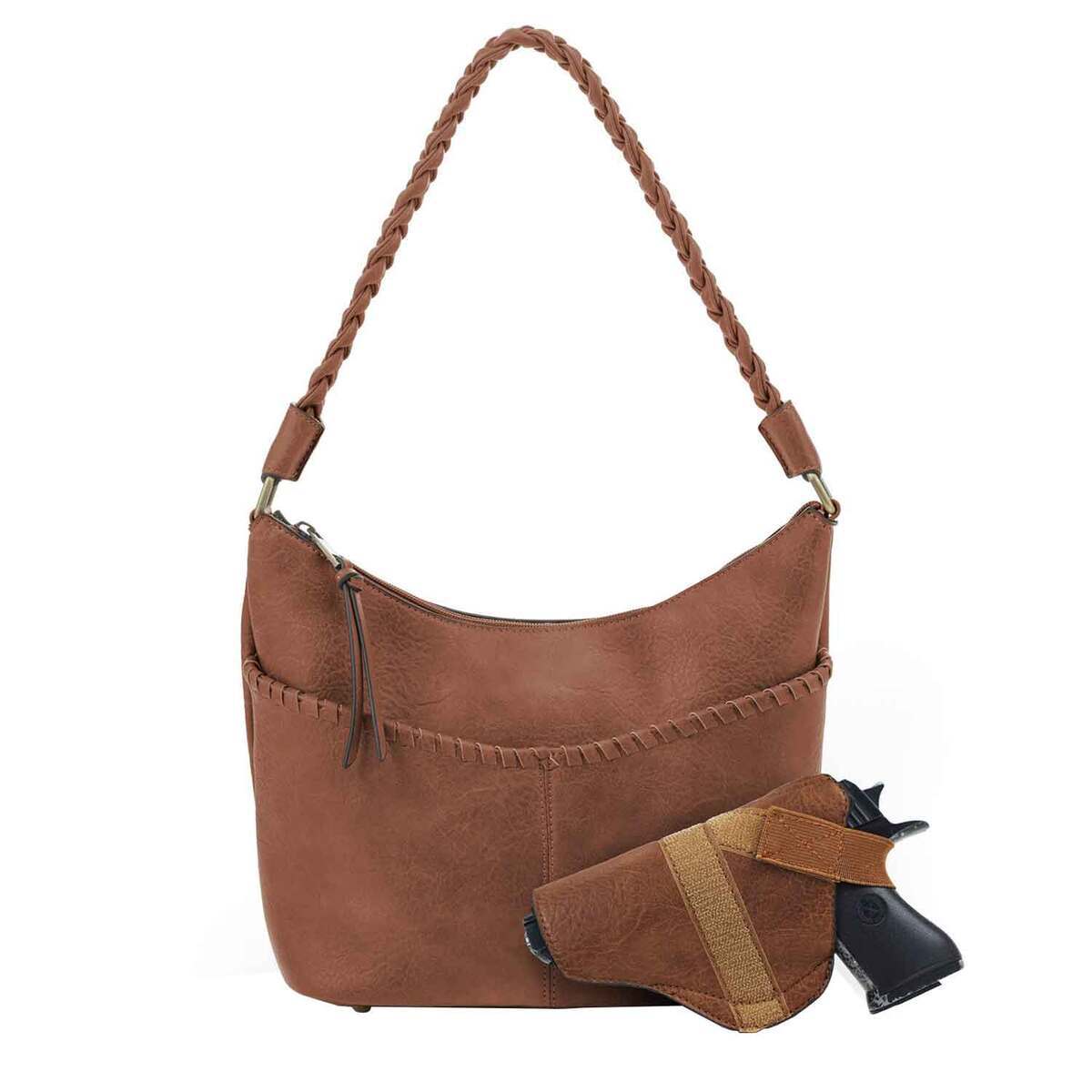 Jessie & James Alle Concealed Carry Tote - Brown - Brown Jessie & James Alle Concealed Carry Tote - Brown - Brown