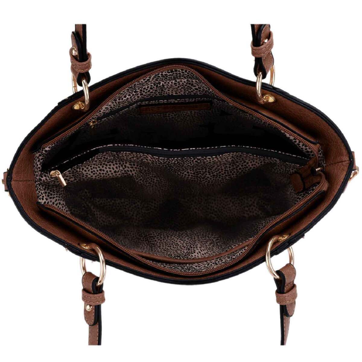 Jessie & James Austin Whipstitching Concealed Carry Lock and Key Tote ...