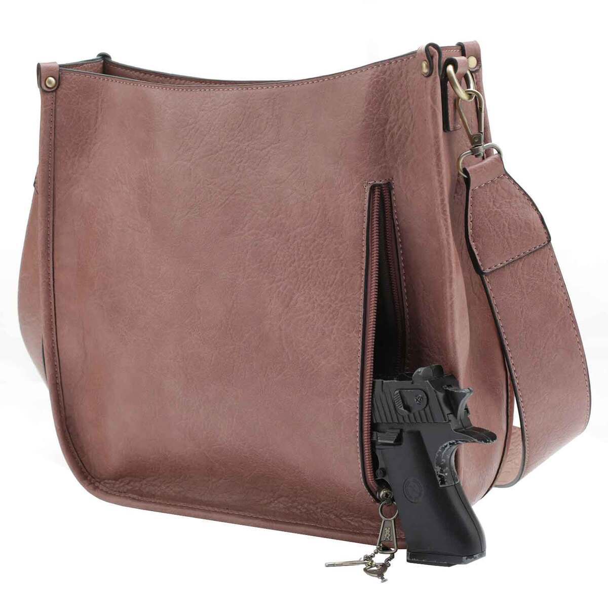 Jessie & James Ava Concealed Lock and Key Crossbody - Mauve - Mauve Jessie & James Ava Concealed Lock and Key Crossbody - Mauve - Mauve