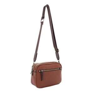 Jessie & James Beverly Compact Conceal Carry Crossbody Camera Bag -  Brown