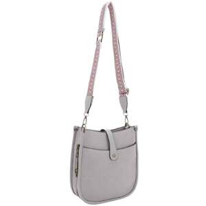 Jessie & James Chelsea Concealed Carry Lock and Key Crossbody - Stone