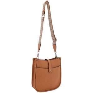 Jessie & James Chelsea Concealed Carry Lock and Key Crossbody - Tan