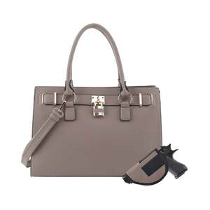 Jessie & James Dina Concealed Carry Lock and Key Satchel - Stone