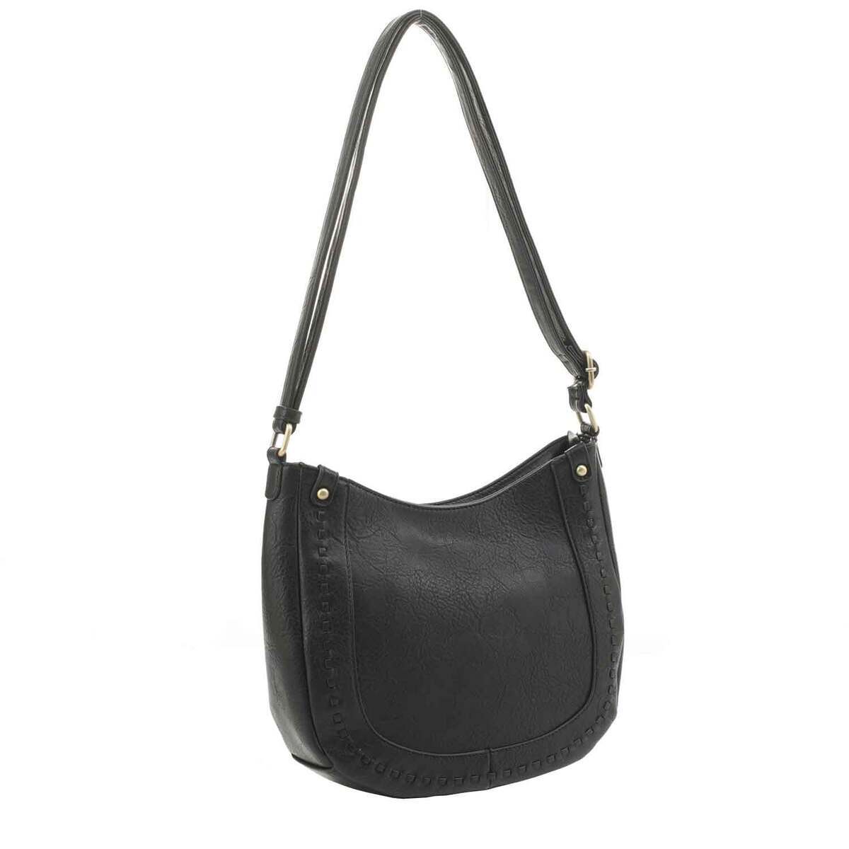 Jessie & James Emily Concealed Carry Crossbody with Whipstitch - Black - Black Jessie & James Emily Concealed Carry Crossbody with Whipstitch - Black - Black
