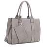 Jessie & James Kate Concealed Carry Lock and Key Satchel with Coin Pouch - Grey - Grey