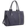 Jessie & James Kate Concealed Carry Lock and Key Satchel with Coin Pouch - Navy - Navy