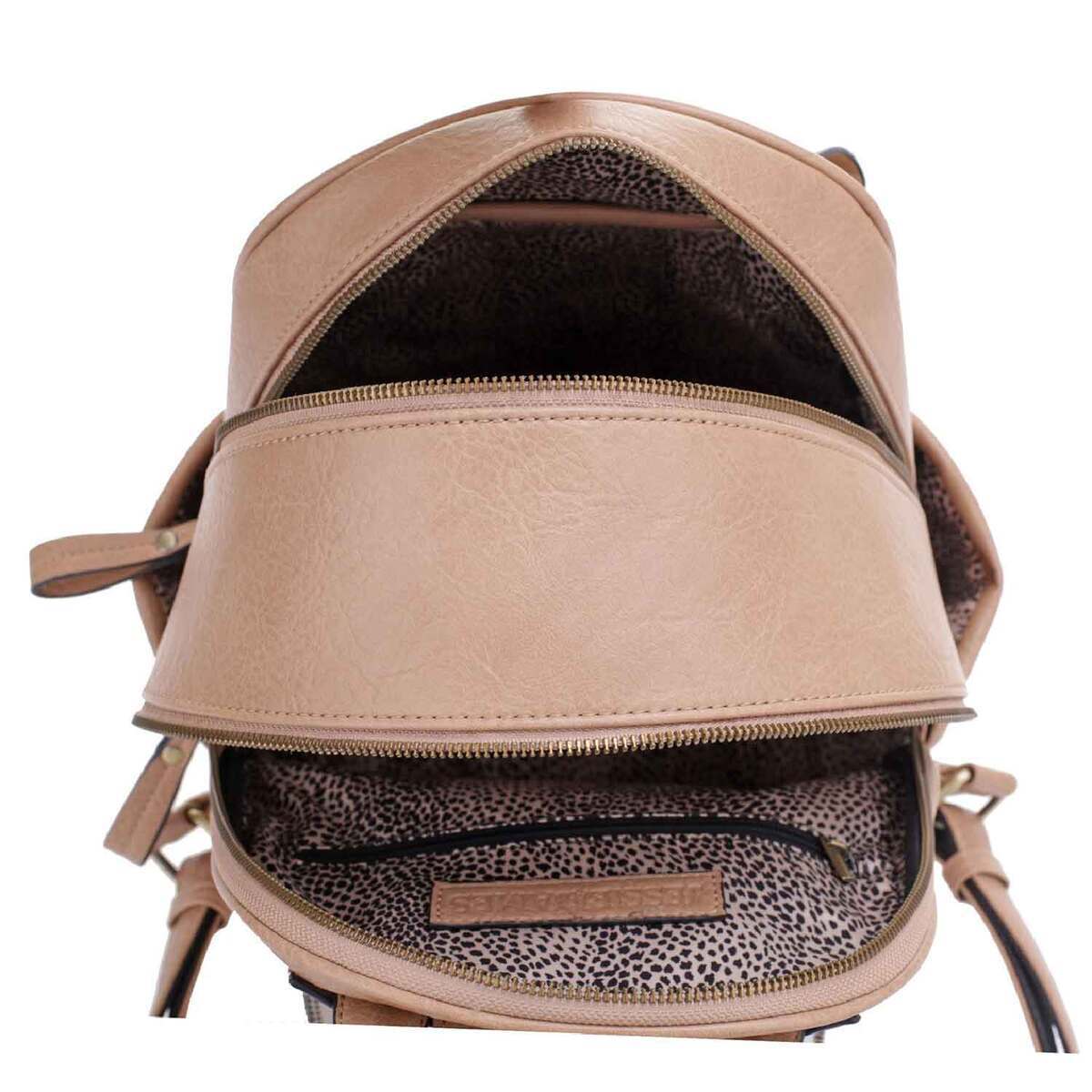 Jessie & James Madison Concealed Carry Backpack Purse - Taupe - Taupe Jessie & James Madison Concealed Carry Backpack Purse - Taupe - Taupe