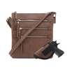 Jessie & James Piper Concealed Carry Lock and Key Crossbody - Brown - Brown