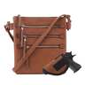 Jessie & James Piper Concealed Carry Lock and Key Crossbody - Cognac - Cognac