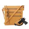 Jessie & James Piper Concealed Carry Lock and Key Crossbody - Mustard - Mustard