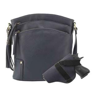 Jessie & James Robin Concealed Carry Lock and Key Crossbody - Navy
