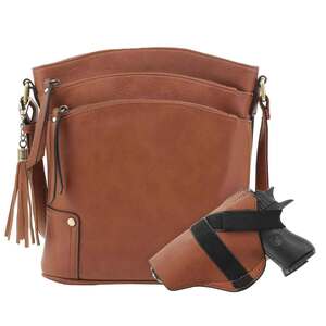 Jessie & James Robin Concealed Carry Lock and Key Crossbody - Tan