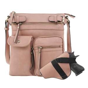 Jessie & James Shelby Concealed Carry Lock and Key Crossbody - Mauve