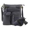 Jessie & James Shelby Concealed Carry Lock and Key Crossbody - Navy - Navy
