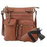 Jessie & James Shelby Concealed Carry Lock and Key Crossbody - Tan - Tan