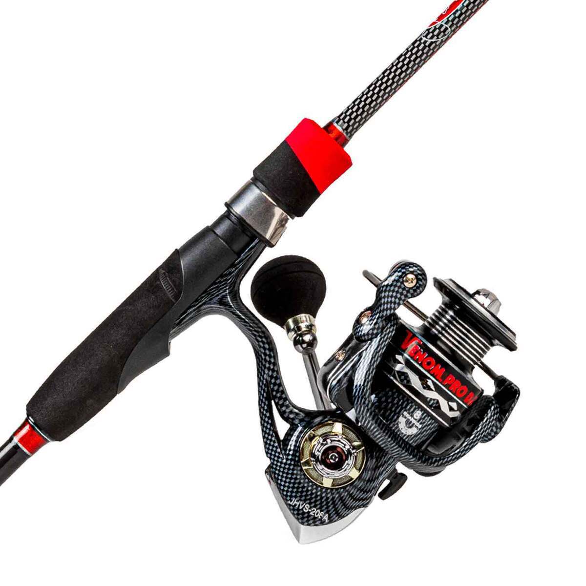 Jimmy Houston Venom Pro DX Spinning Combo - 6ft, Medium Action, 2pc Jimmy Houston Venom Pro DX Spinning Combo - 6ft, Medium Action, 2pc