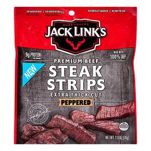 Jack Link's 2.6oz Peppered Steak Strips
