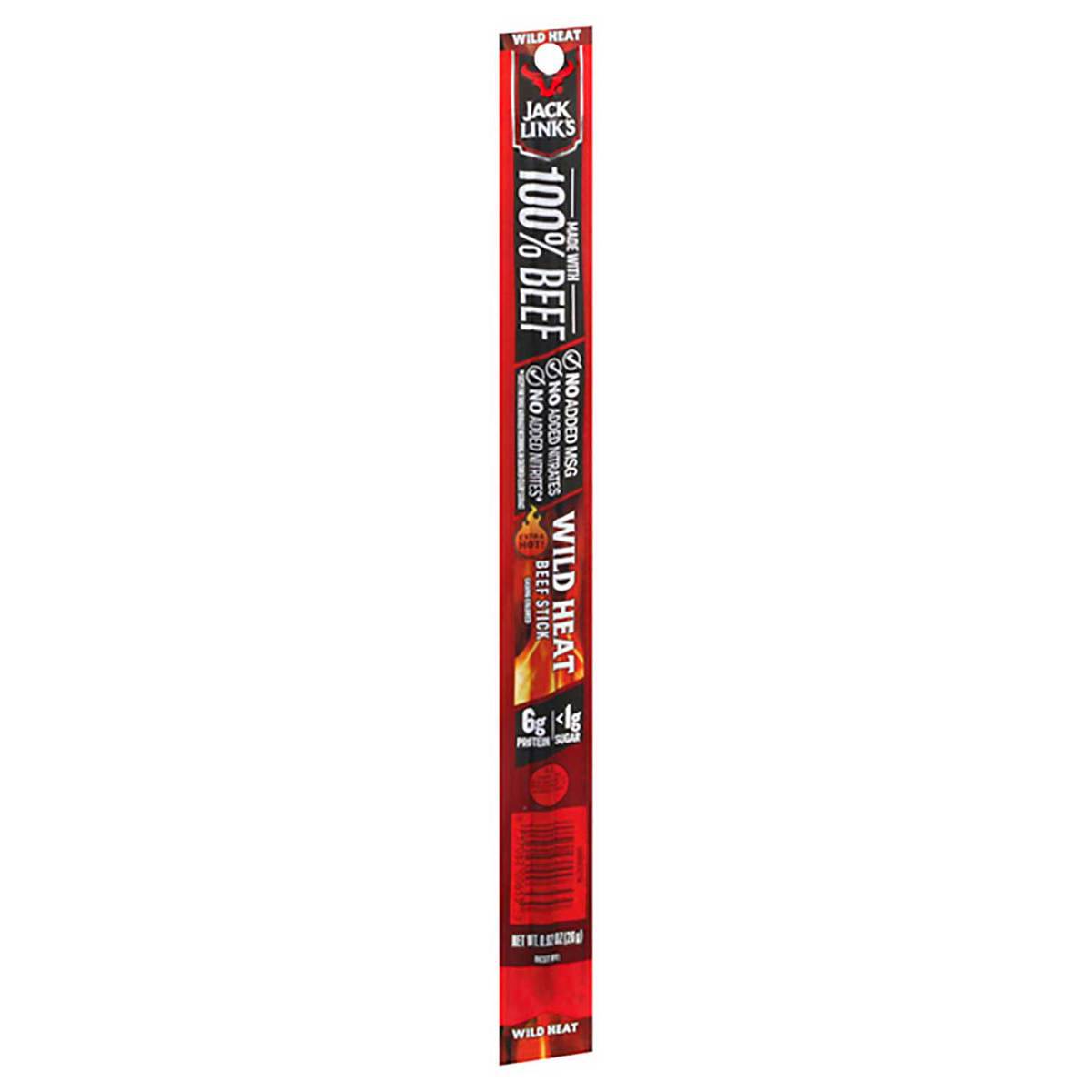 Jack Link's Wild Heat Beef Sticks .92oz Jack Link's Wild Heat Beef Sticks .92oz