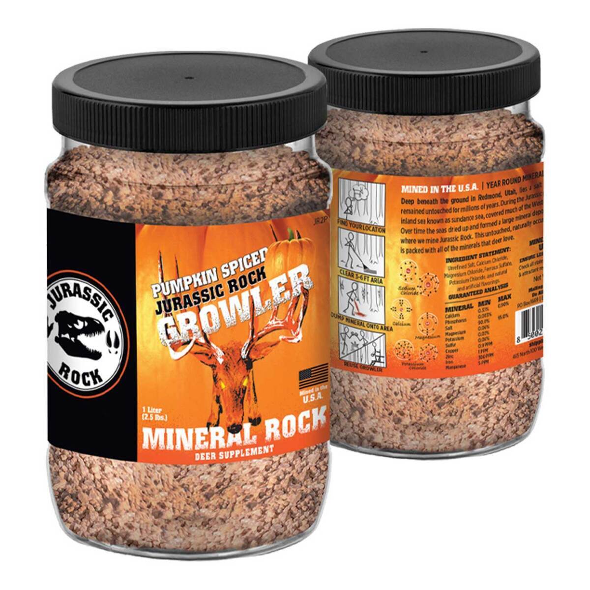 Jurassic Rock Pumpkin Spiced Crushed Mineral Rock - 2.5lbs Jurassic Rock Pumpkin Spiced Crushed Mineral Rock - 2.5lbs