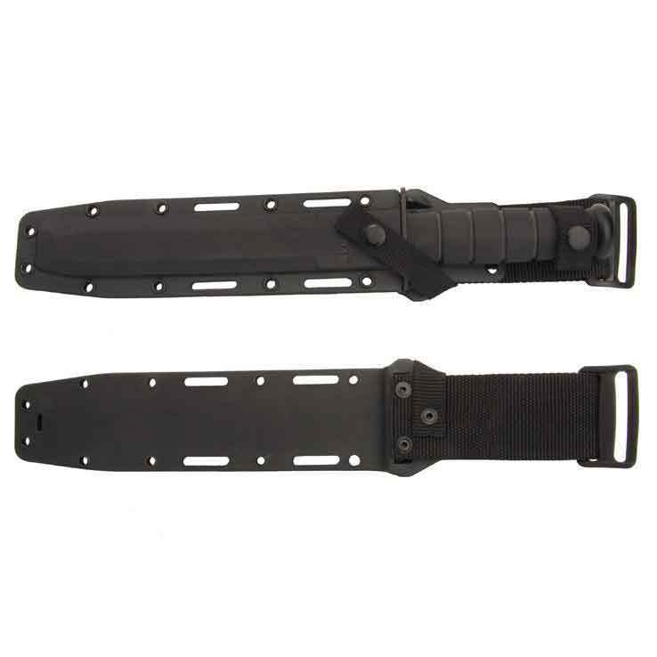 Ka-Bar Tanto 8 inch Fixed Blade Knife - Black - Black Ka-Bar Tanto 8 inch Fixed Blade Knife - Black - Black