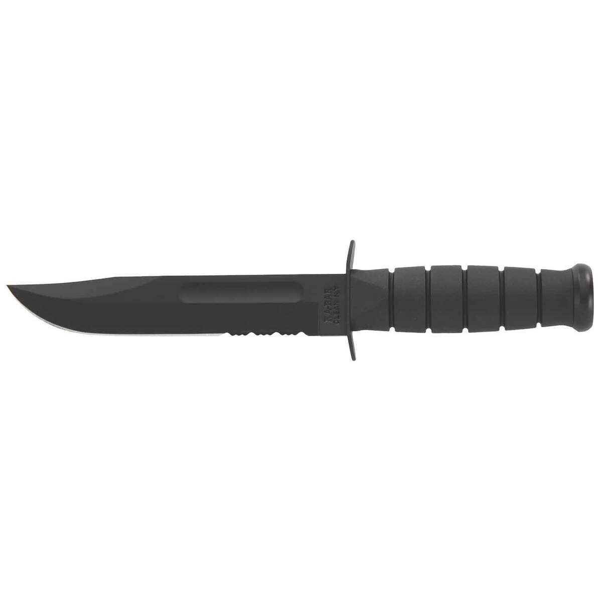 Ka-Bar Full Size 7 inch Fixed Blade Knife - Black Ka-Bar Full Size 7 inch Fixed Blade Knife - Black