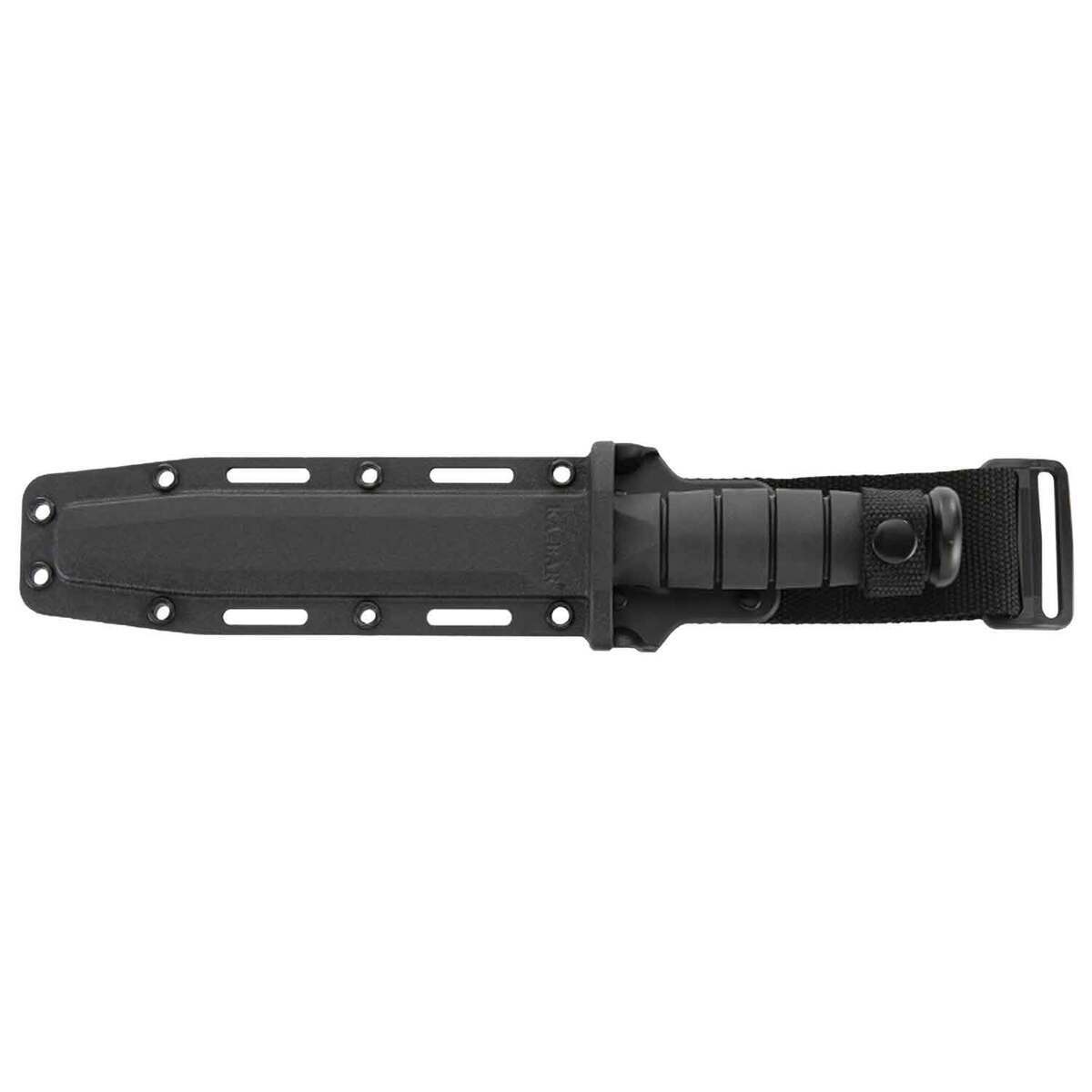 Ka-Bar Full Size 7 inch Fixed Blade Knife - Black Ka-Bar Full Size 7 inch Fixed Blade Knife - Black