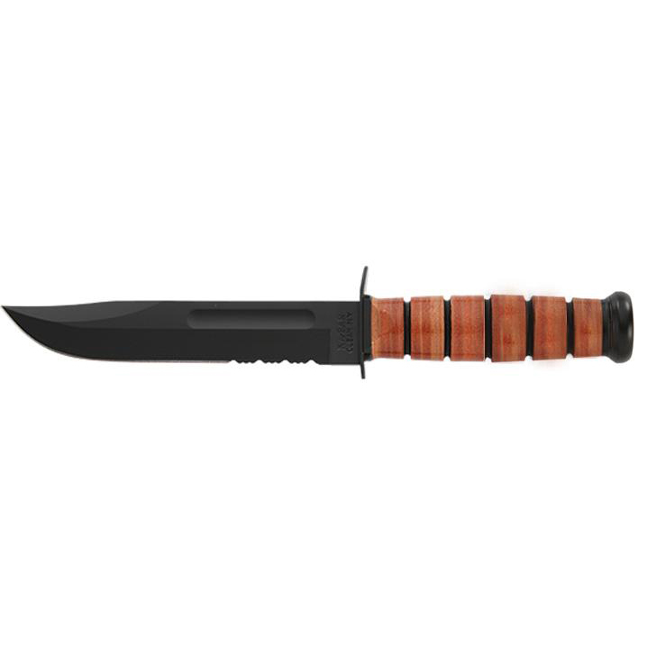Ka-Bar USMC 7 inch Fixed Blade Knife - Brown Ka-Bar USMC 7 inch Fixed Blade Knife - Brown