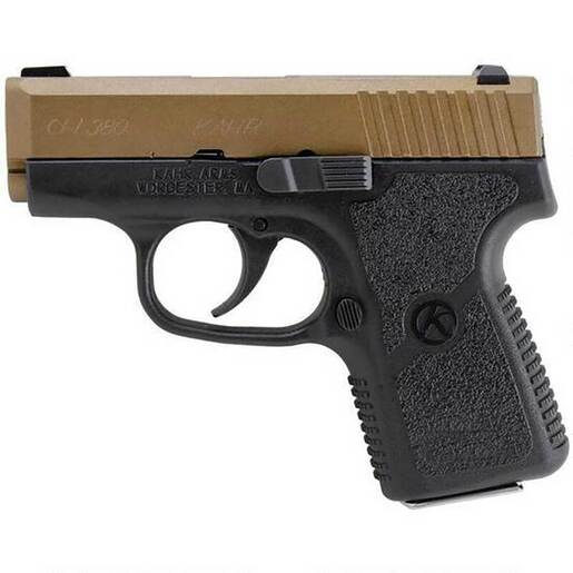 Kahr Arms CW380 380 Auto (ACP) 2.58in Cerakote Burnt Bronze Pistol - 6+1 Rounds - Tan - Kahr Arms