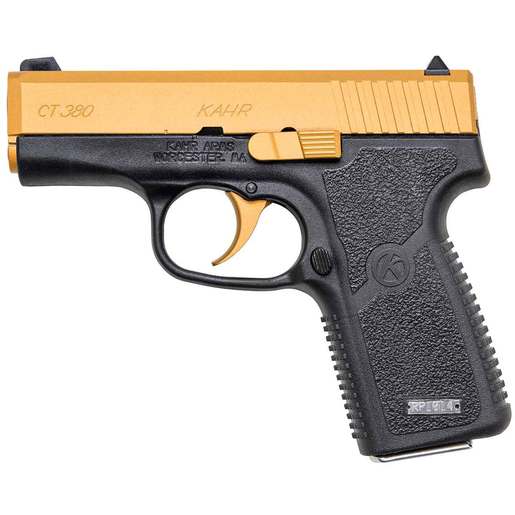 Kahr CT Series 380 Auto (ACP) 3in Gold Cerakote Pistol - 7+1 Rounds - Kahr Arms
