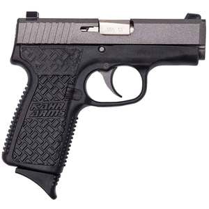 Kahr CT380 Black Polymer Grip With Basketweave Frame 380 Auto (ACP) 3in Stainless Pistol - 7+1 Rounds