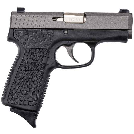 Kahr CT380 Black Polymer Grip With Starburst Frame 380 Auto (ACP) 3in Stainless Pistol - 7+1 Rounds image